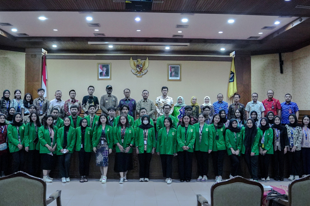 Wabup Ketut Suiasa Terima Audiensi Himpunan Mahasiswa Administrasi Publik Universitas Nasional